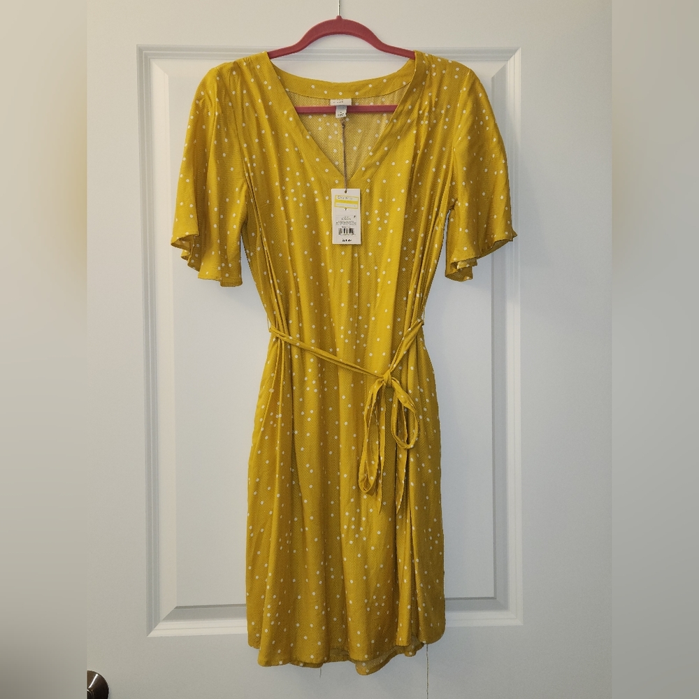Yellow Polka-dot Dress